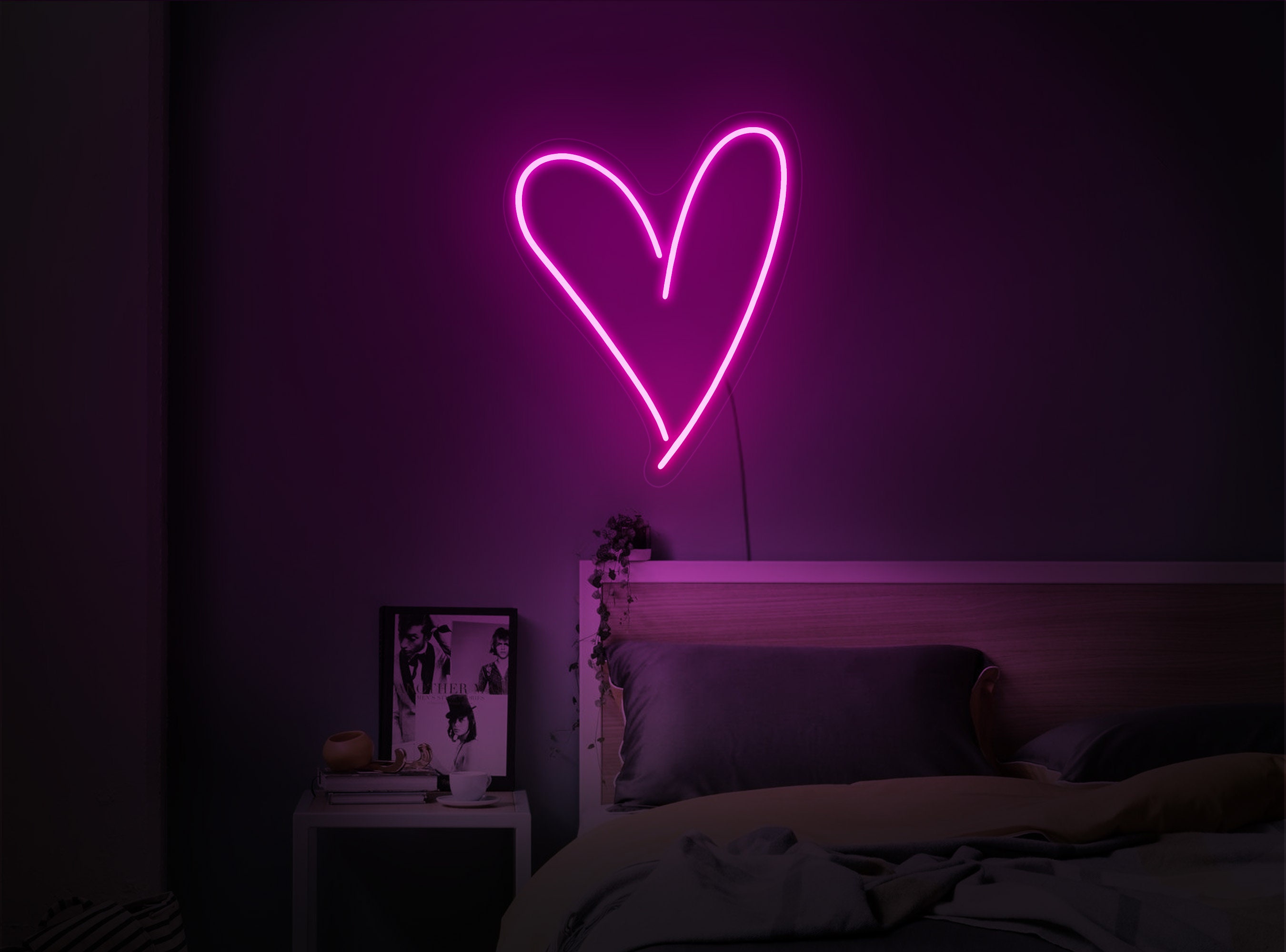 Heart Neon Signheart Neon Lightheart Signheart Light - Etsy