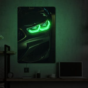 Sport car neon sign, Super car neon poster,Automotive neon sign,Race neon sign,Super car wall art,Automotive neon poster,Car enthusiast gift