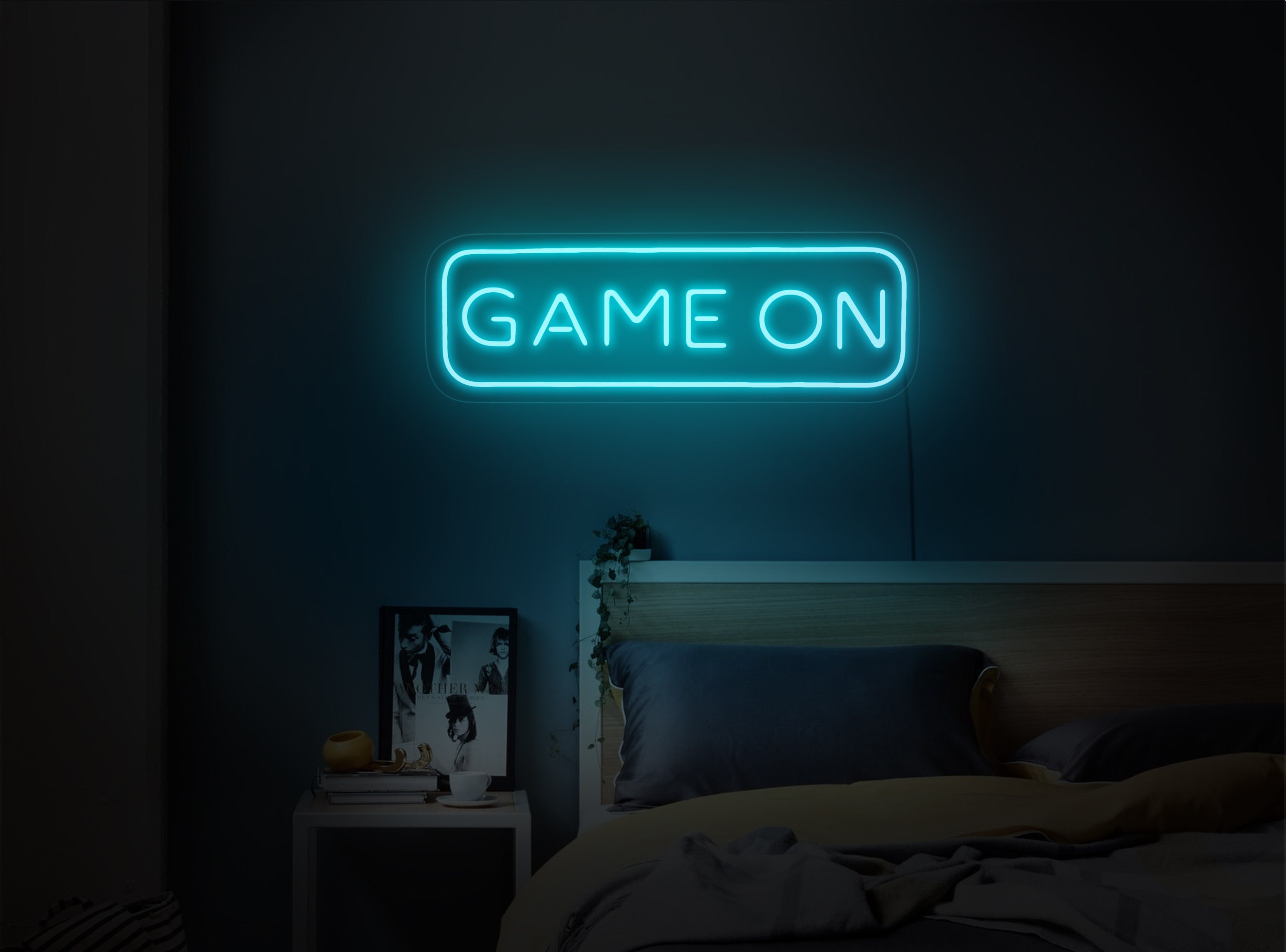 Game on Neon Signgame on Neon Lightgame on Room Etsy