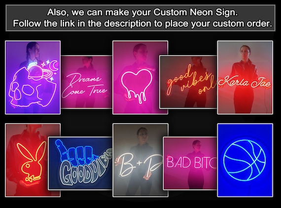 Lightning Bolt Neon Sign lightning Bolt Wall Decor lightning Bolt