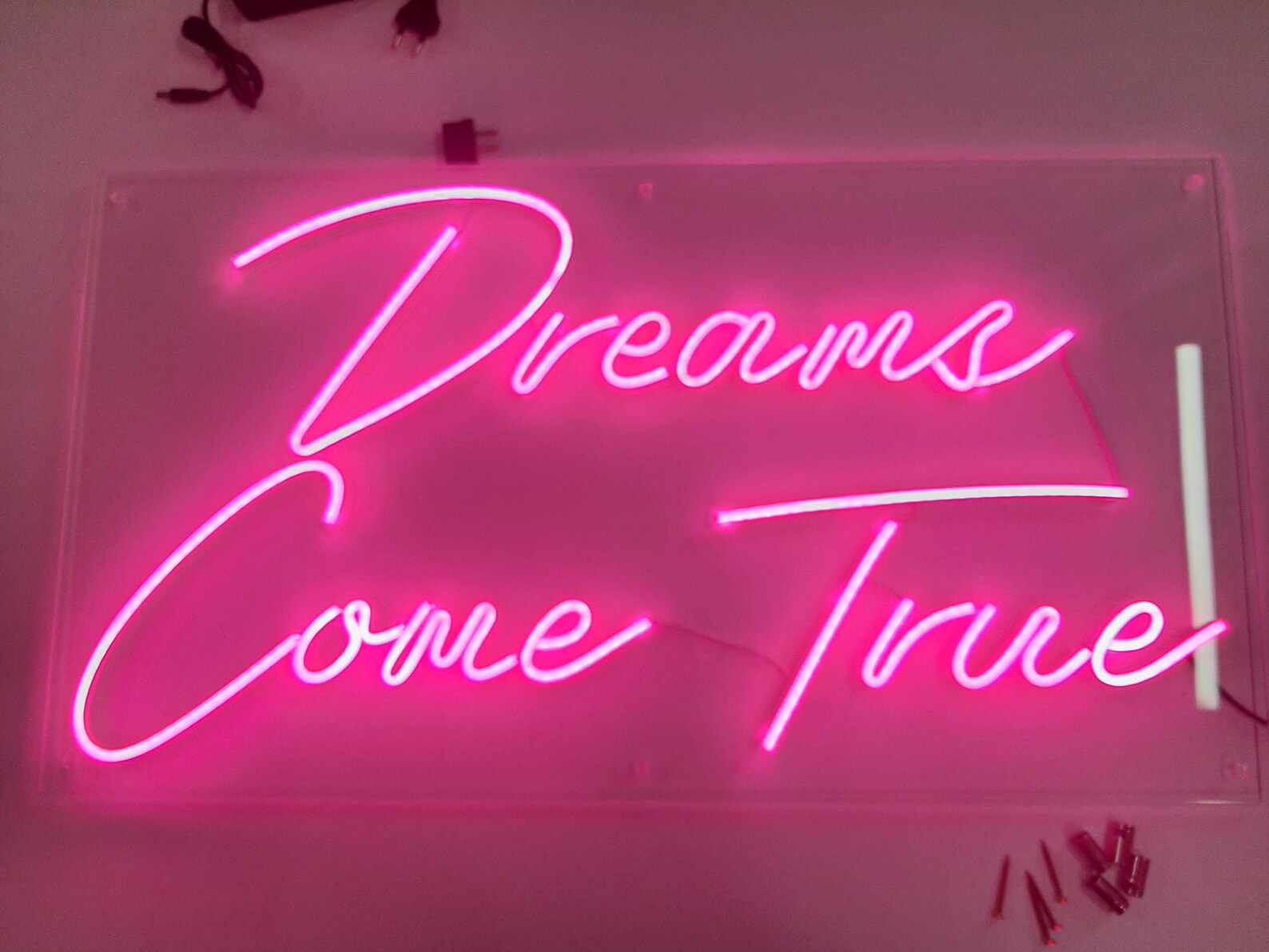 Dreams come true neon signDreams come true signDreams come Etsy