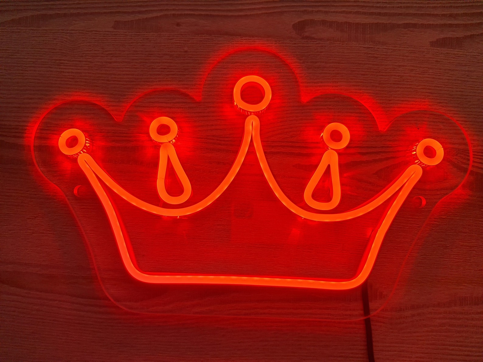 Crown Neon Sign Bedroomcrown Led Lightcrown Led Signneon | Etsy