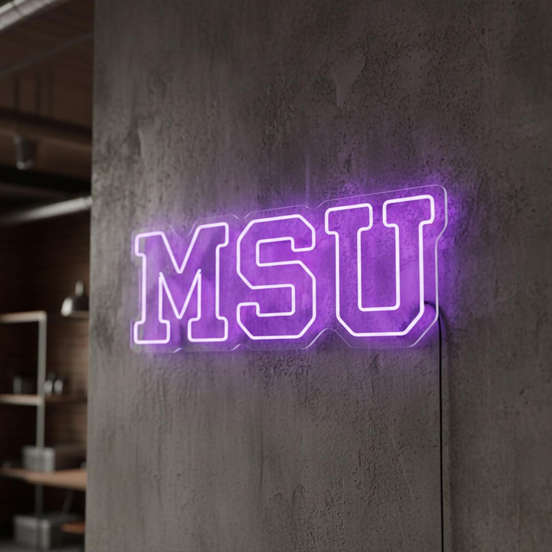 Michigan State Neon Light Sign, Michigan State University LED Sign ...