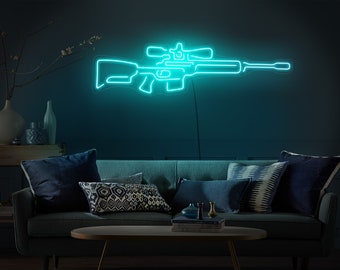 Rifle Led Sign - Etsy