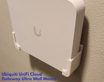 Wall Mount for Ubiquiti Unifi Gateway Ultra - Versatile Orientation and Easy Installation