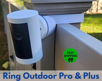 Ring Outdoor Cam Pro and Plus Vinyl Fence Post Mount | No drilling No Damage Removable