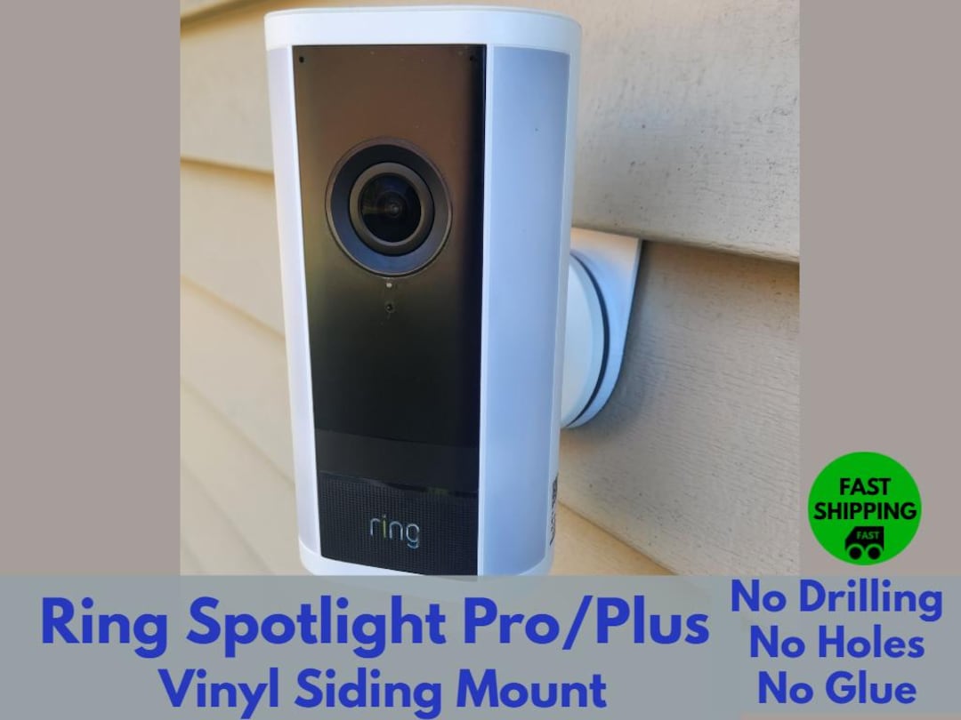 Ring Spotlight PRO & Plus Vinyl Siding Clip - No Drilling, No