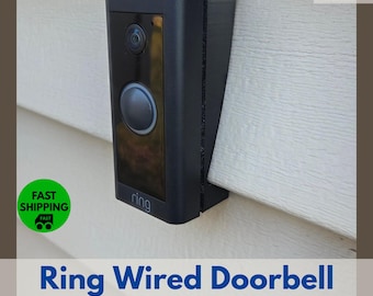Ring Doorbell Wired, Vinyl Siding Mount. Easy Install.