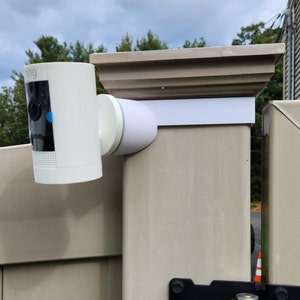 Ring Stick up Camera Fence Post Mount | Vinyl Fence Post Mount | Damage ...