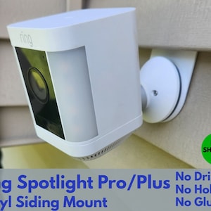 Ring Spotlight PRO & Plus Vinyl Siding Clip - No Drilling, No Screws, HOA approved, Removable