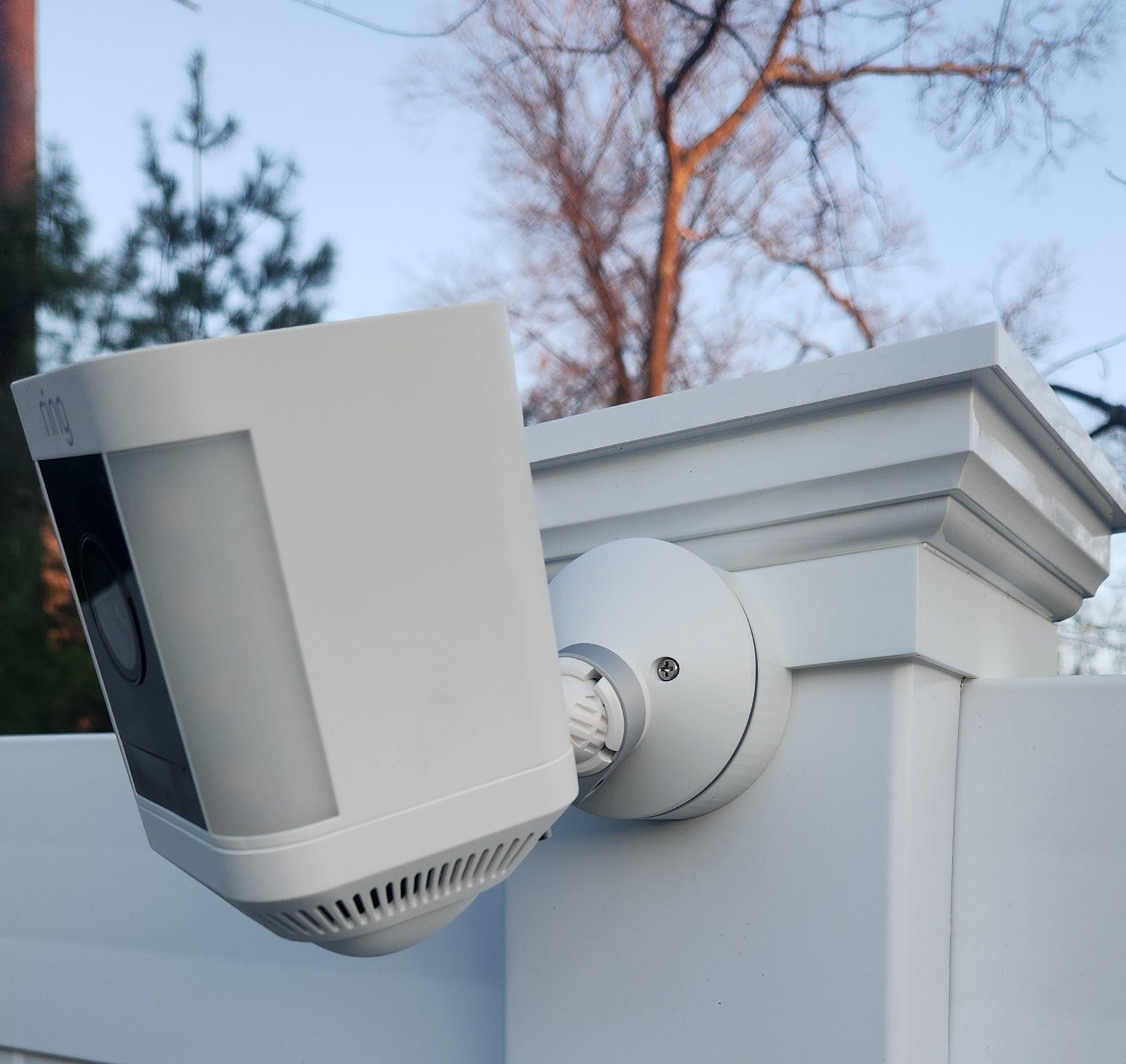 Ring Spotlight Cam Pro or Plus Vinyl Fence Post Mount - Etsy