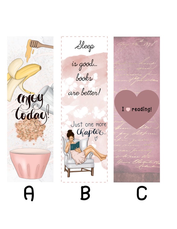 Set Of Three Or Individual Bookmarks Just One More Chapter Etsy Set Of Three Or Individual Bookmarks Just One More Chapter Etsy
