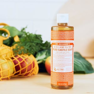 DR BRONNER&#39;S Organic Tea Tree CONCENTRATEd Pure-Castile SOAP 16oz Vegan
