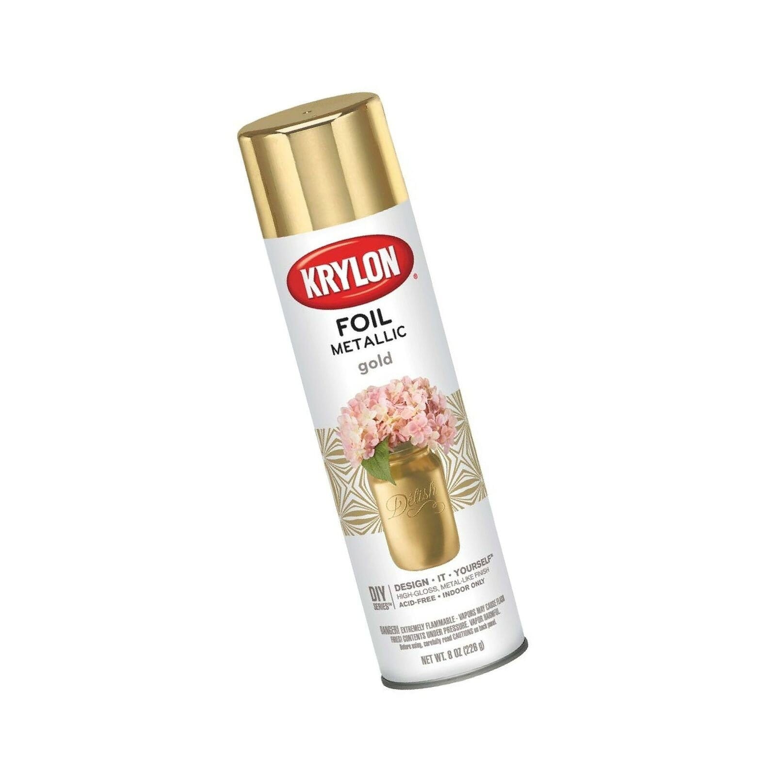Krylon Gold Foil Premium Metallic Spray Paint Resembles Actual Plating