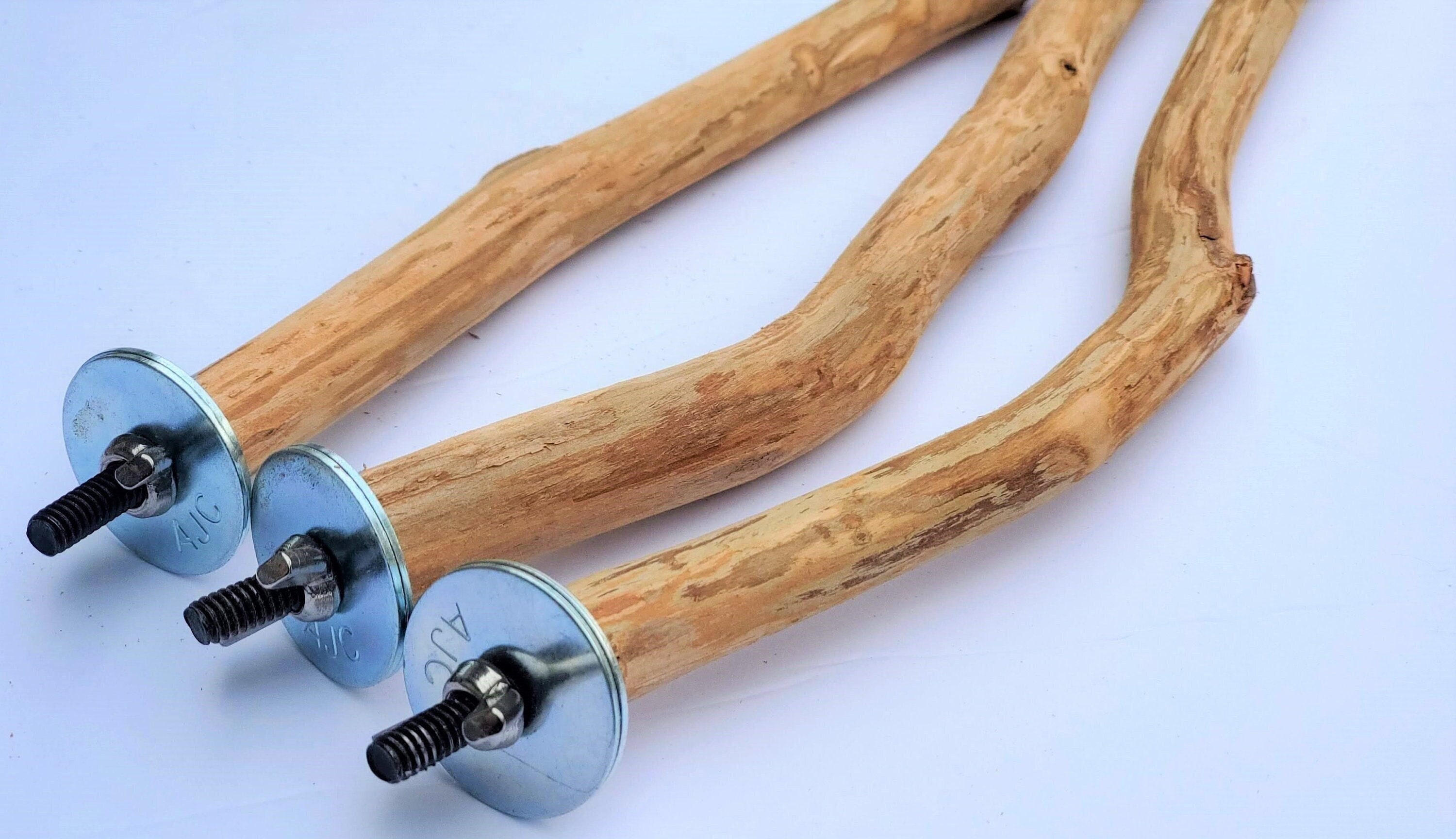 Three Natural Wood Bird Perches Dragonwood Bird Play Stand Etsy