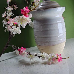 Kimchi Pot, Now with fitting  weights, fermenting jar also good for kombucha in a choice of floating blue or opal white available in 4 sizes