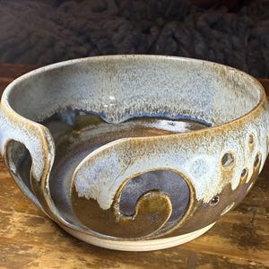 Yarn Bowl, Hand Thrown and Unique, choice of colours