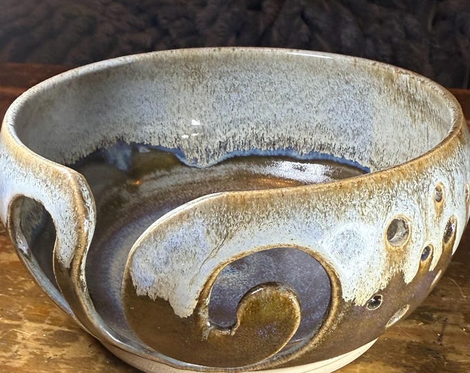 Yarn Bowl, Hand Thrown and Unique, choice of colours