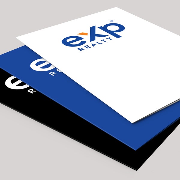 Economy eXp Realty Generic Presentation Folders (pack) | Realtor Folders | Realtor | Professional Presentation Folders | Real Estate