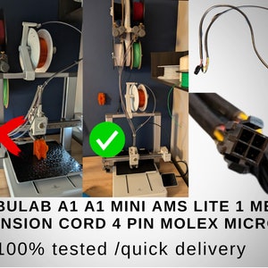 Bambu Lab A1 / A1 mini extension cable for AMS Lite - 1 meter