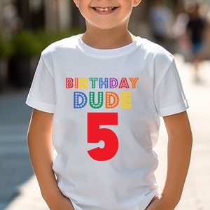 Birthday Dude Shirt, 1st Birthday Shirt, Boys Birthday Shirt, One Cool Dude, Toddler Birthday, Birthday Shirt, Birthday Shirt