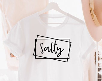 Salty Beach Shirt Vacation Shirt Travel Shirt Unisex Salty Shirt Don't Be Salty Shirt Salty Shirt