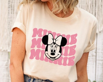 Minnie Shirt, Disneyworld Shirts, Animal shirt, Minnie Ear Shirt , Leopard cheetah print Shirt, Disney Shirt , Disney Ear Shirt DTF