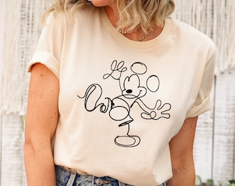 Disney Shirt, Disney Shirt for Women, Disney Ear Shirt, Women's Unisex Disney T-Shirt, Disney Mickey Shirt, Tshirt for Kids