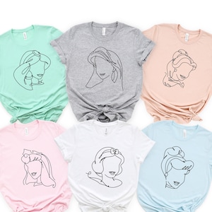 Disney Princess Shirt, Disney Shirt for Women, Disney Ear Shirt, Women's Unisex Disney T-Shirt, Disney Mickey Shirt, Tshirt for Kids