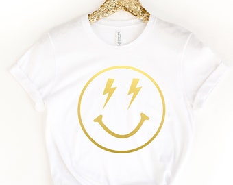 Smile face, Happy face shirt, Happy Face Shirt, Happy Face T-Shirt, Smile Shirt, Women's Shirt, Shirts for women, Smiley