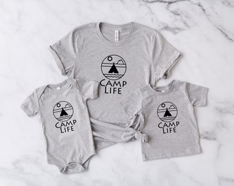 Camp Life Shirt, Happy Camper Shirt, Camping Shirt, Camp Life T shirt, Camper Gift, Glamping Shirt