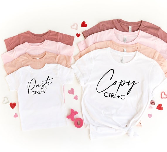 Matching Copy Paste Ctrl + C Mother's Father's Day T-Shirt Matching Copy Paste Ctrl + C Mother's Father's Day T-Shirt
