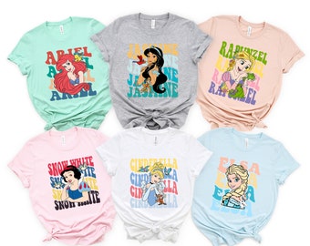 Disney Princess Shirt, Disney Shirt for Women, Disney Princess Shirt, Women's Unisex Disney T-Shirt, Princess Shirt, T-shirt for Kids