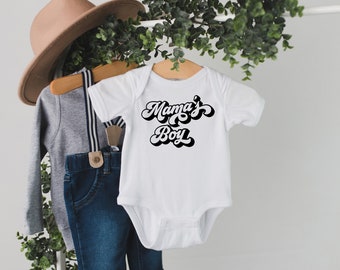 Mama's Boy Baby Tshirt, Baby Shirt, Baby Boy Clothing, Baby Boy Clothes, Toddler Shirts, Toddler Clothing, Baby Clothing, Baby Shower Gift