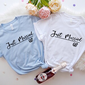Just Married Shirt, Mr and Mrs Shirts For Honeymoon, Just Married Shirts For Couples, Mr and Mrs Shirt, Couples Honeymoon Shirts, Mr and Mrs
