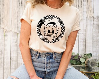 Retro Donald Shirt, Disney Shirt for Women, Disney Ear Shirt, Women's Unisex Disney T-Shirt, Disney Mickey Shirt, Tshirt for Kids