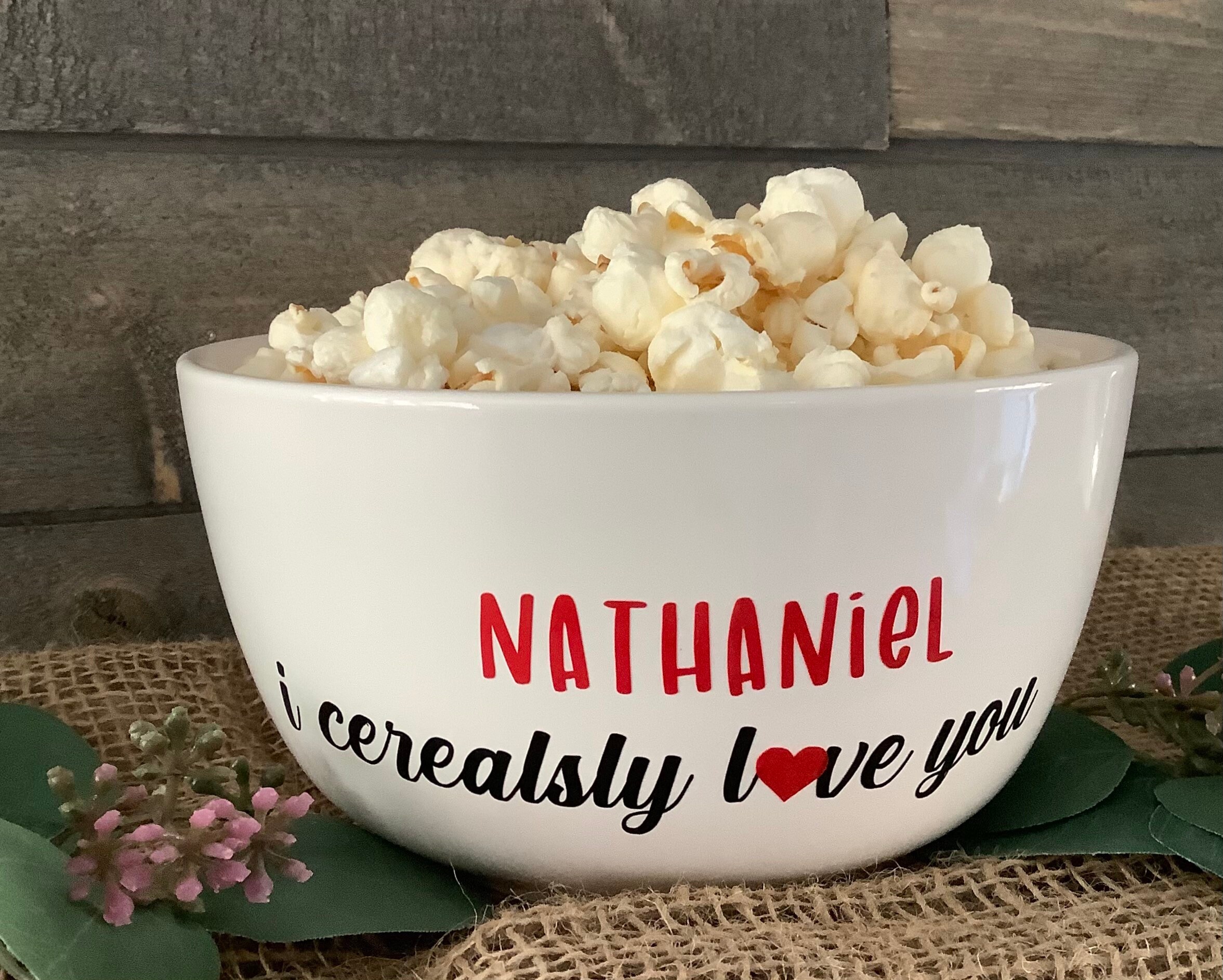 I Cerealsly Love You Cereal Bowl Personalized Gift for Dad Etsy UK