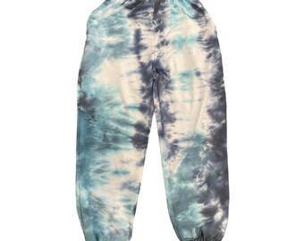 Blue & Purple Tie Dye Sweatpants - Etsy