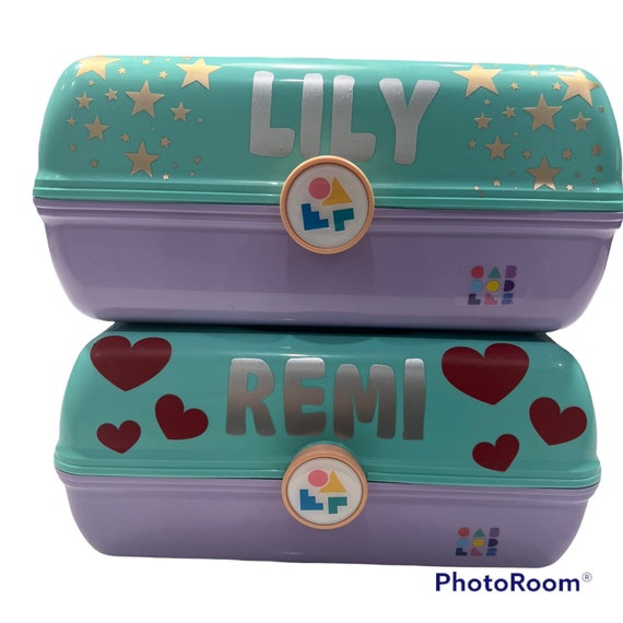 Personalized Custom Kids Caboodles Makeup and Accessories Etsy