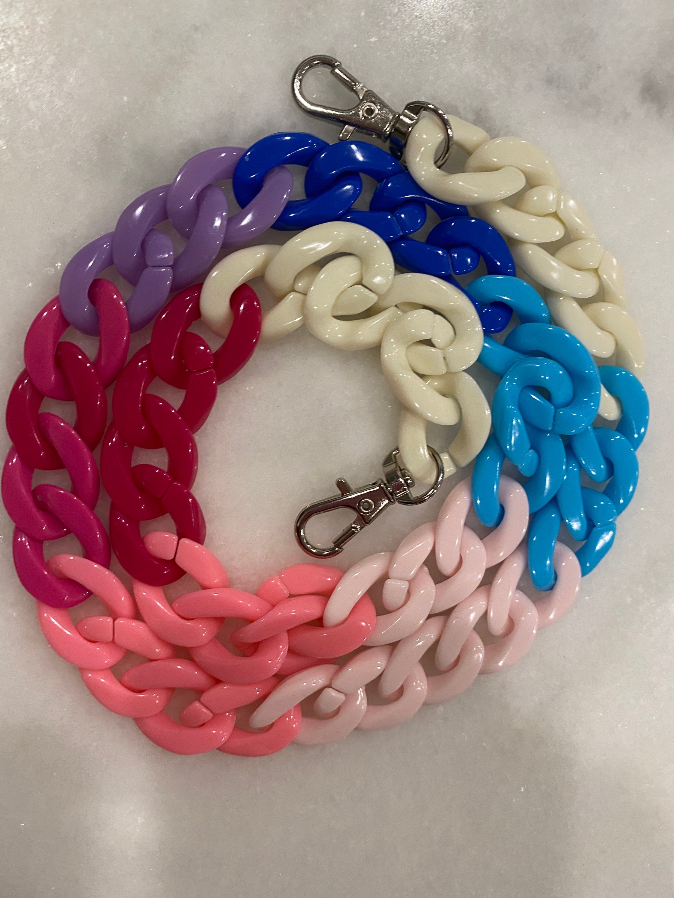 IPhone / cell phone chain necklace lanyard acrylic chains for Etsy