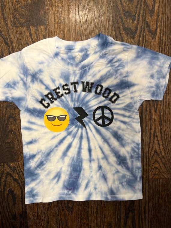 tie dye camp shirt
