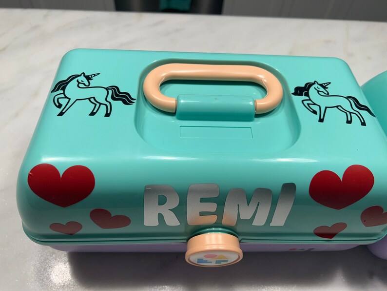 Personalized Custom Kids Caboodles Makeup and Accessories Etsy