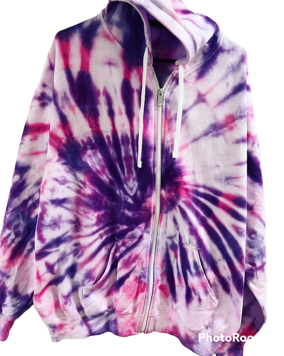 the comfy purple tie dye