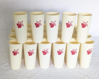 Vintage Nasco Strawberry Tumblers Cups