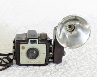 Vintage UNTESTED Kodak Brownie Holiday Flash Camera with Neck Strap