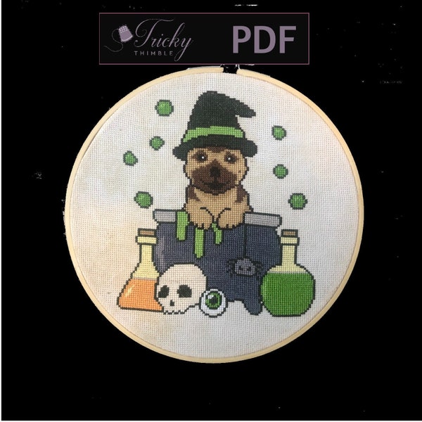 Wzór haftu krzyżykowego „Caldron Bubble” w formacie PDF
