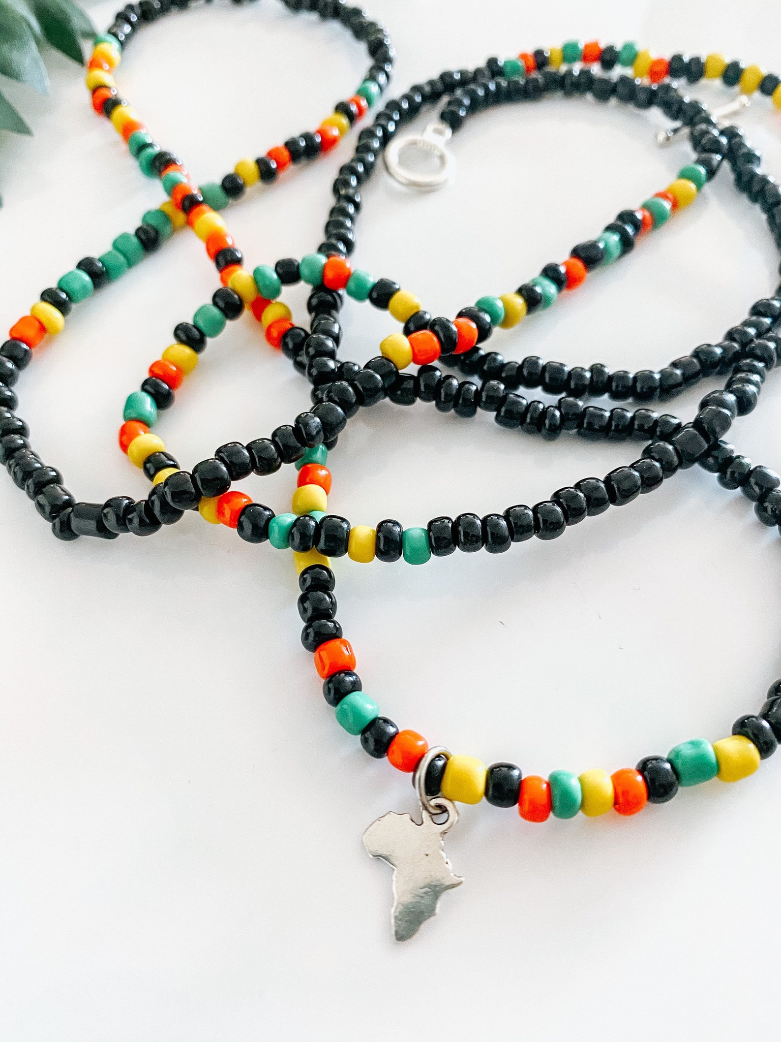 Custom Africa Charm Waist Beads Jewelry With Clasp Plus Size Etsy