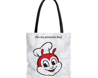 Personalized Philippines Filipino Jollibee Tote Bag | back to School Tote Bag