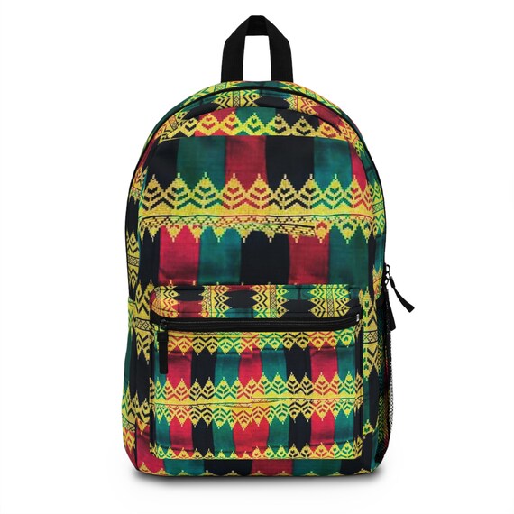Filipinas Mochila inspirada en batik filipino Mochila abstracta de batik filipino