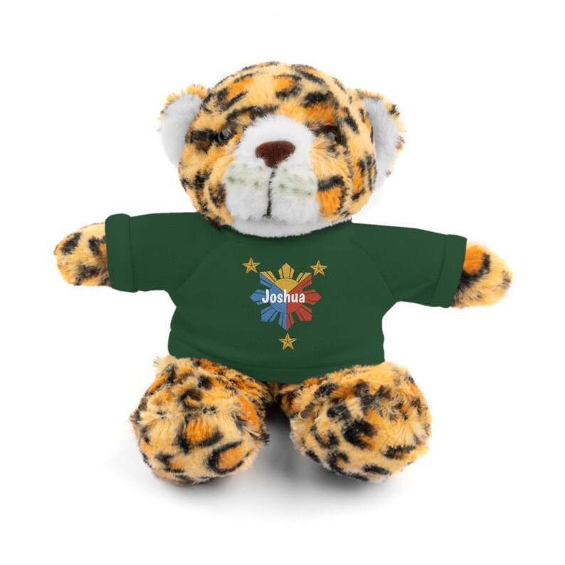 Personalized Filipino Stuffed Animal Toy With Tee Philippine Etsy